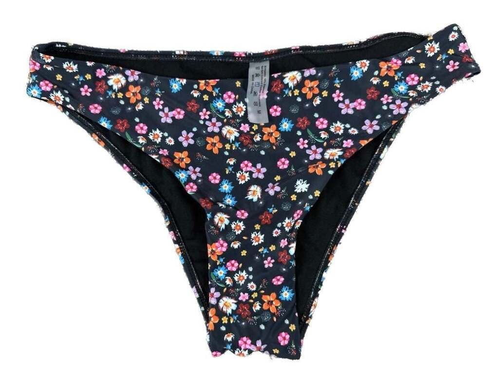 SHEIN Swim Floral Bikini Bottoms Size M